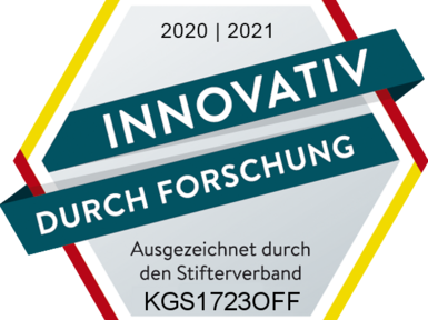 Innovative Through Research 2020 | 2021 badge