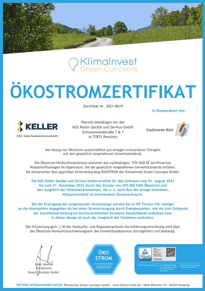 Green Energy Certificate