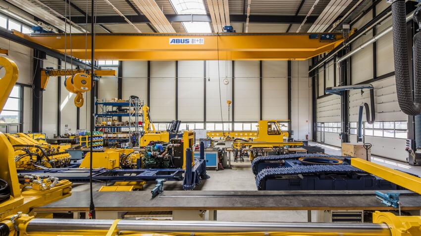 Interior view of factory