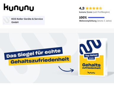 Das Bild zeigt ein Siegel für Gehaltszufriedenheit.